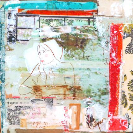 Peinture LES MOUCHES VOLER par Sablyne | Tableau Figuratif Acrylique scènes de vie