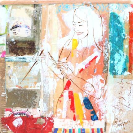 Painting IDEES FAUSSES by Sablyne | Painting Figurative Acrylic Life style