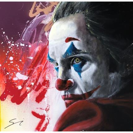 Peinture THE JOKER par Mestres Sergi | Tableau Pop-art Acrylique Icones Pop