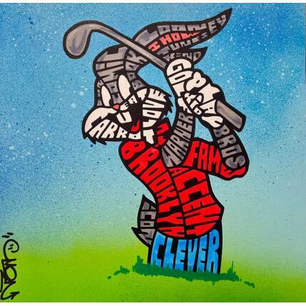 Peinture Golf Bugs Bunny par Cmon | Tableau