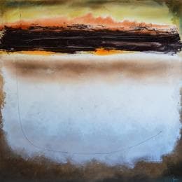 Pintura Abstraction 5616 por Hévin Christian | Pintura Abstract Minimalist