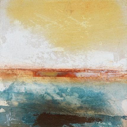 Peinture Abstraction 8233 par Hévin Christian | Tableau Abstrait minimaliste