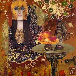 Peinture My goddess par Romanelli Karine | Tableau Figuratif Collage Portraits, Scènes de vie