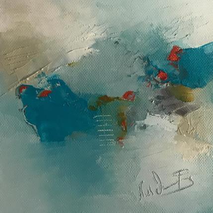 Peinture J'ai le désir par Dumontier Nathalie | Tableau Abstrait Huile Minimaliste