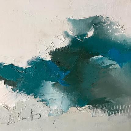 Gemälde les jours de houle von Dumontier Nathalie | Gemälde Abstrakt Öl Minimalistisch