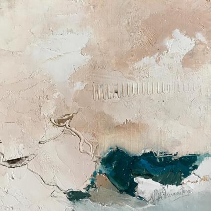 Peinture odeur de terre mouillée par Dumontier Nathalie | Tableau Abstrait Huile Minimaliste