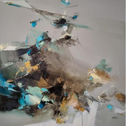 Gemälde FAR AWAY von Virgis | Gemälde Abstrakt Öl Minimalistisch