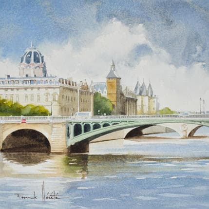 Peinture N° 217 par Hérété Franck | Tableau Figuratif Aquarelle Urbain