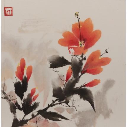 Peinture Wild Bouquet par De Giorgi Mauro | Tableau Figuratif Paysages