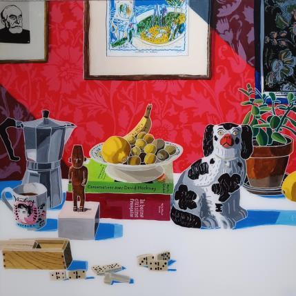 Peinture L'invitation par Auriol Philippe | Tableau Figuratif Acrylique, Plexiglas, Posca Natures mortes