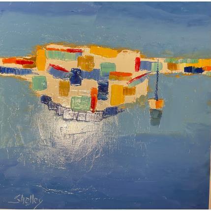 Painting Azureen by Shelley | Painting Abstract Oil