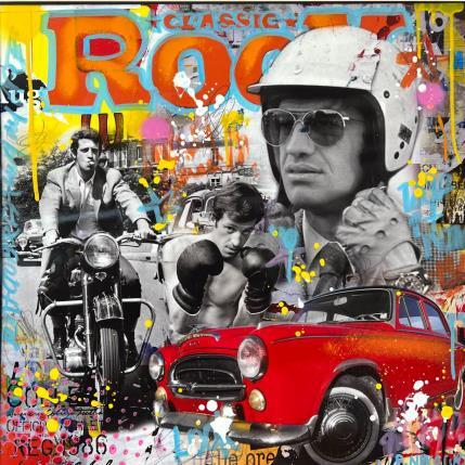 Peinture Rocky Bebel par Novarino Fabien | Tableau Pop-art Icones Pop