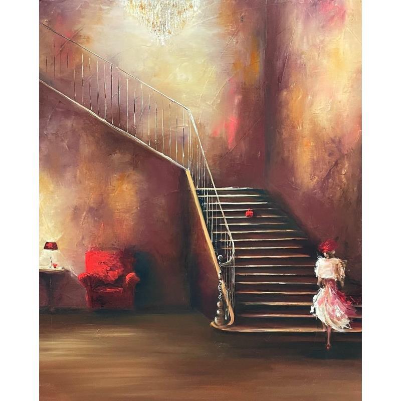 Peinture La quête par Vinnie | Tableau Figuratif Huile scènes de vie