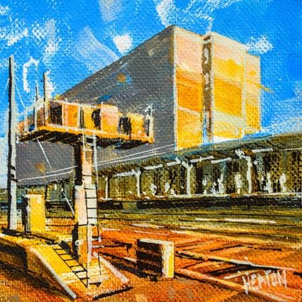 Peinture St par Heaton Rudyard | Tableau Figuratif Acrylique, Huile Urbain