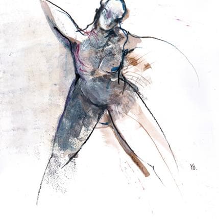 Peinture Ma façon de t'aimer par YO | Tableau Figuratif nu