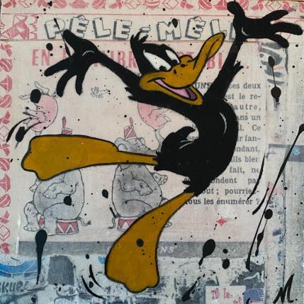 Pintura Daffy happy por Marie G.  | Pintura Pop-art Acrylic Pop icons
