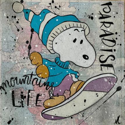 Peinture Snow paradise par Marie G.  | Tableau Pop-art Acrylique Icones Pop