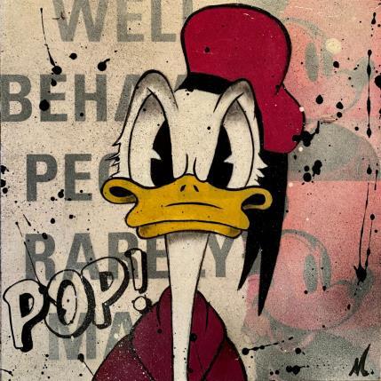 Peinture DONALD pop par Marie G.  | Tableau Pop-art Acrylique Icones Pop