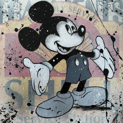 Gemälde SHELL von Marie G.  | Gemälde Pop-Art Acryl Pop-Ikonen