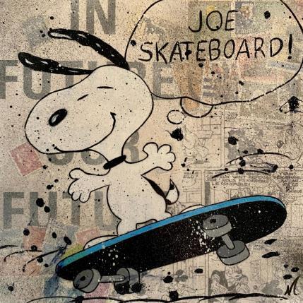 Peinture JOE skate par Marie G.  | Tableau Pop-art Acrylique Icones Pop