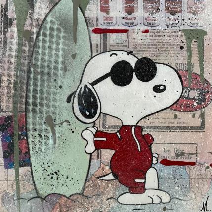 Peinture THE wave par Marie G.  | Tableau Pop-art Acrylique Icones Pop