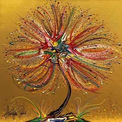 Gemälde Les reflets d'or nature von Fonteyne David | Gemälde Figurativ Acryl Landschaften