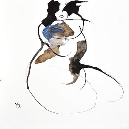 Peinture Tous mes désirs par YO | Tableau Figuratif Nu