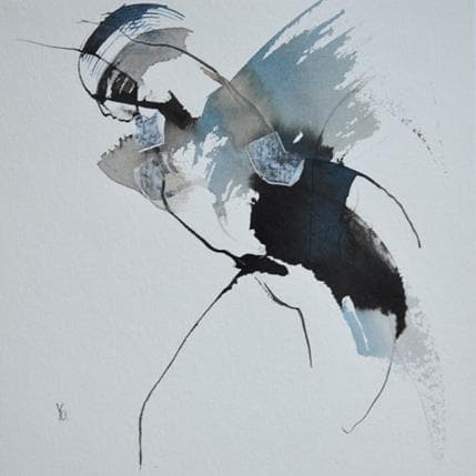 Peinture Mes sentiments tordus par YO | Tableau Figuratif Nu