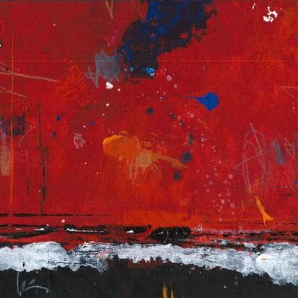 Peinture Incursion par Jiménez Conesa Francisco | Tableau Abstrait Acrylique minimaliste