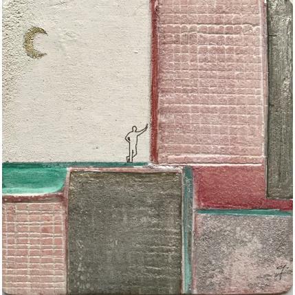 Peinture TENERA E' LA NOTTE par Roma Gaia | Tableau Figuratif Sable