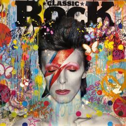 Pintura Super Rock David por Novarino Fabien | Pintura Pop-art Pop icons