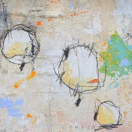 Painting Esferas by Jiménez Conesa Francisco | Painting Abstract Acrylic Minimalist