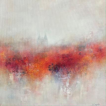 Peinture Sommerspaziergang par Coupette Steffi | Tableau Abstrait Acrylique Paysages