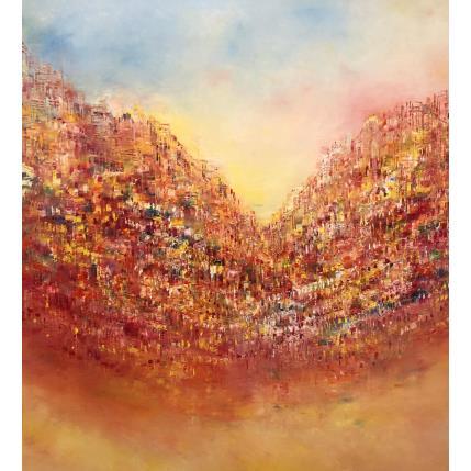 Painting Lumière by Levesque Emmanuelle | Painting Figurative Oil Urban