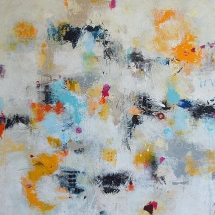 Painting Verbena by Jiménez Conesa Francisco | Painting Abstract Acrylic Minimalist