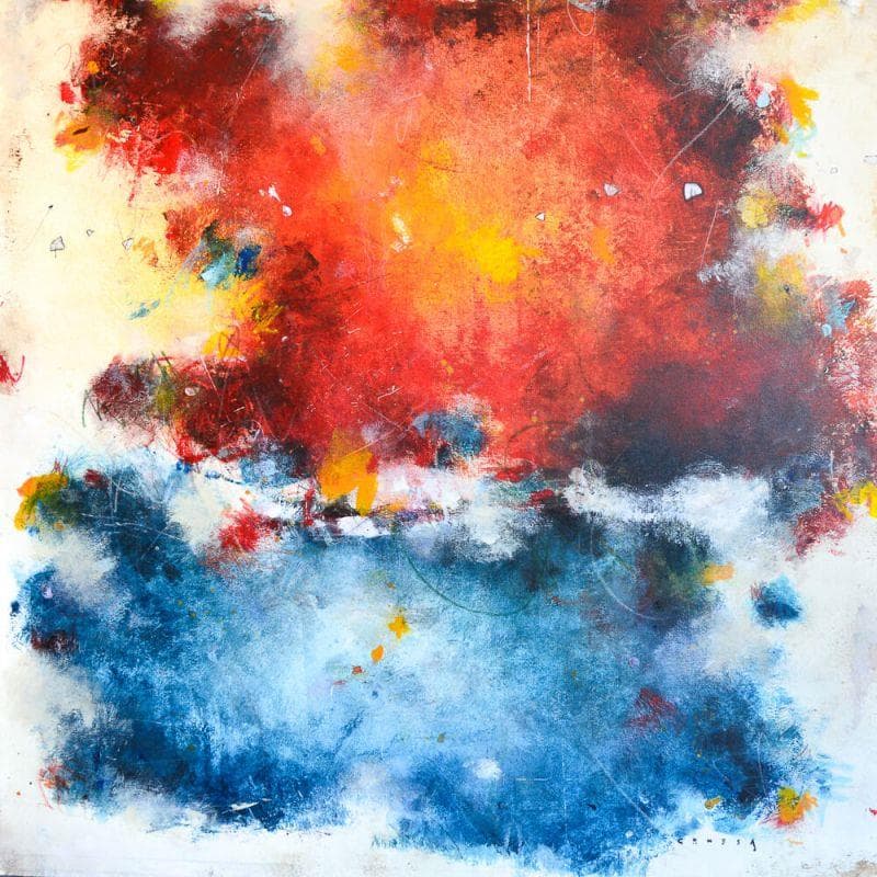 Pintura Colores por Jiménez Conesa Francisco | Pintura Abstract Minimalist Acrylic