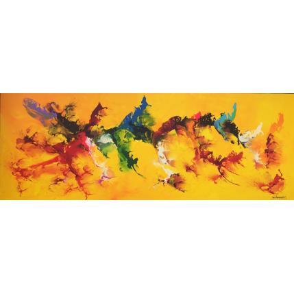 Painting Un été 22 by Zdzieblo Thierry | Painting Abstract Acrylic Minimalist