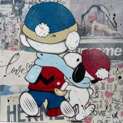 Peinture Balade hivernale par Marie G.  | Tableau