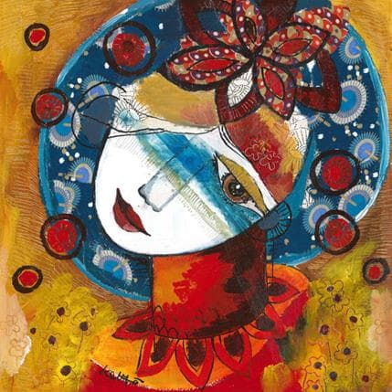 Peinture Balade surprise par Ketfa Laure | Tableau Art Singulier Acrylique Portraits