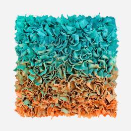 Painting Sunset Boulevard by Dalloz Julie | Painting Abstract Graffiti, Textile, Upcycling, Wood Minimalist