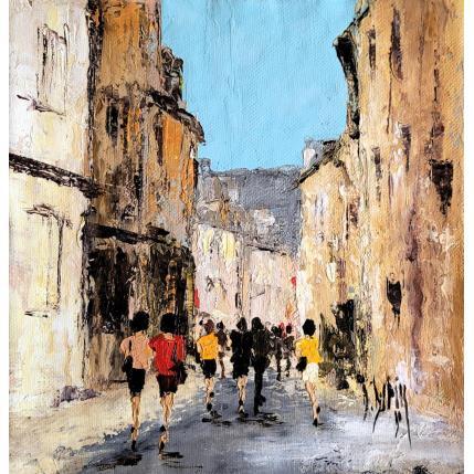 Gemälde Au milieu de la foule... von Dupin Dominique | Gemälde Figurativ Öl