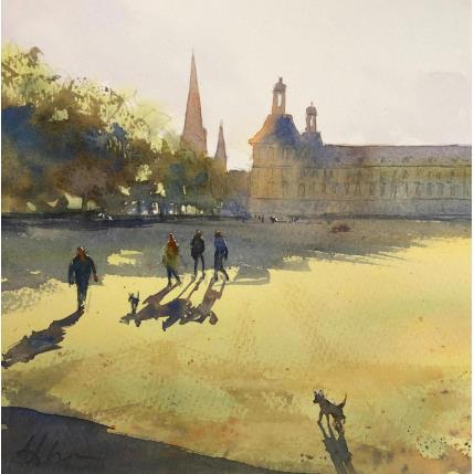 Painting Universität Bonn by Jones Henry | Painting Figurative Watercolor Landscapes, Pop icons, Urban