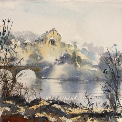 Painting Schnee auf dem Fluss by Jones Henry | Painting Figurative Watercolor Landscapes, Pop icons, Urban