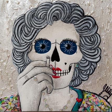 Peinture Marilyn 1 par Geiry | Tableau Matiérisme Portraits