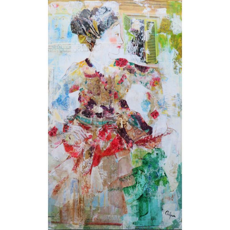 Peinture Habanera par Sablyne | Tableau Art Singulier scènes de vie