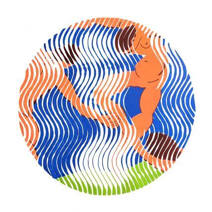 Peinture La danse de la joconde  par Wawapod | Tableau Pop-art Acrylique, Posca Icones Pop, Portraits