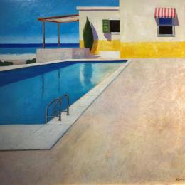 Peinture Le sud par Foucras François | Tableau Figuratif Acrylique Architecture, Paysages, scènes de vie