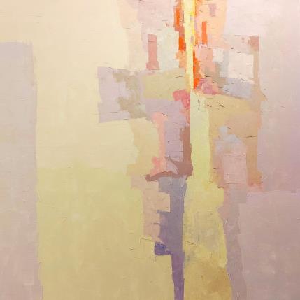 Peinture Un jour heureux par Tomàs | Tableau Abstrait Huile Urbain