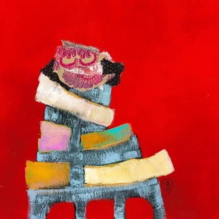 Painting ST12-0053 by Lau Blou | Painting Abstract Acrylic Minimalist