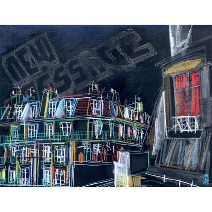 Peinture Dans une pièce par Anicet Olivier | Tableau Figuratif Urbain